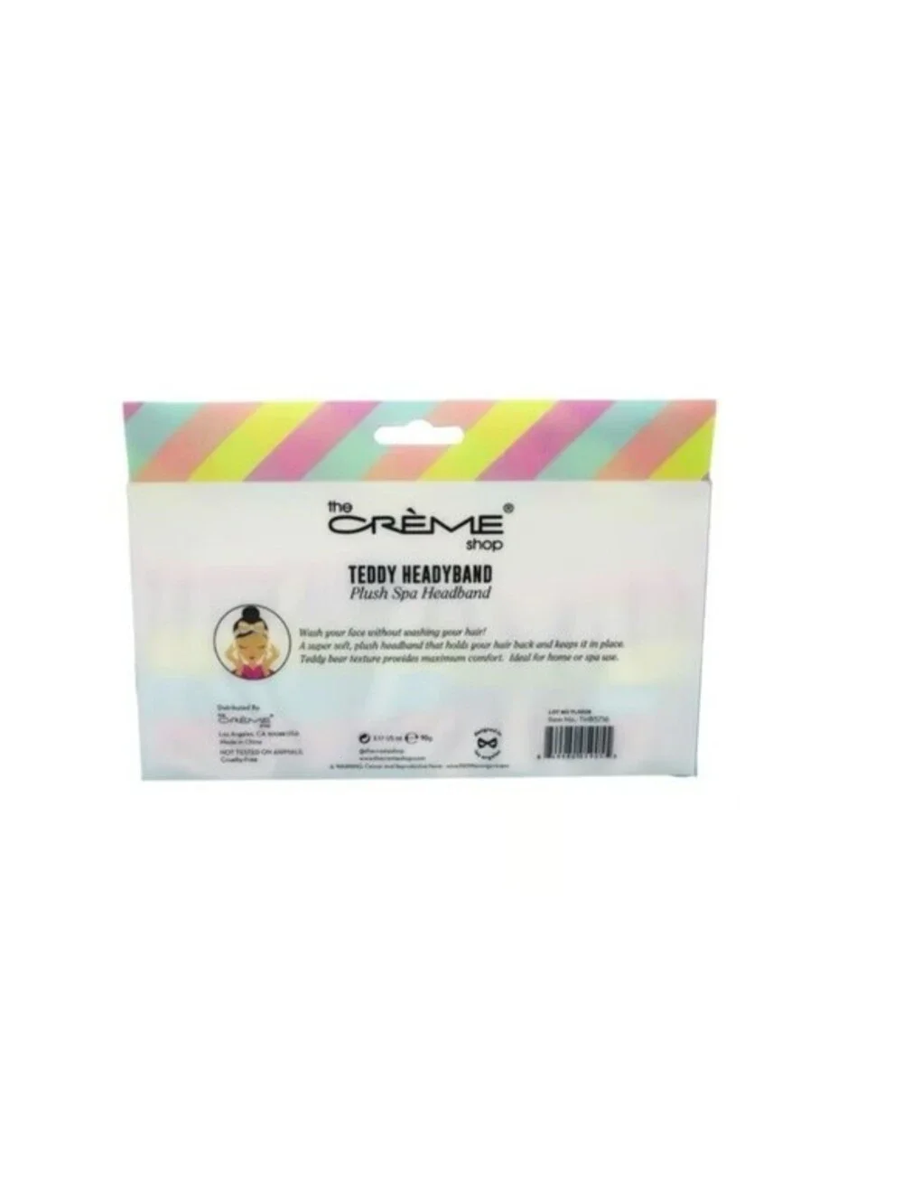 The Creme Shop Teddy Heaedband Pastel Striped